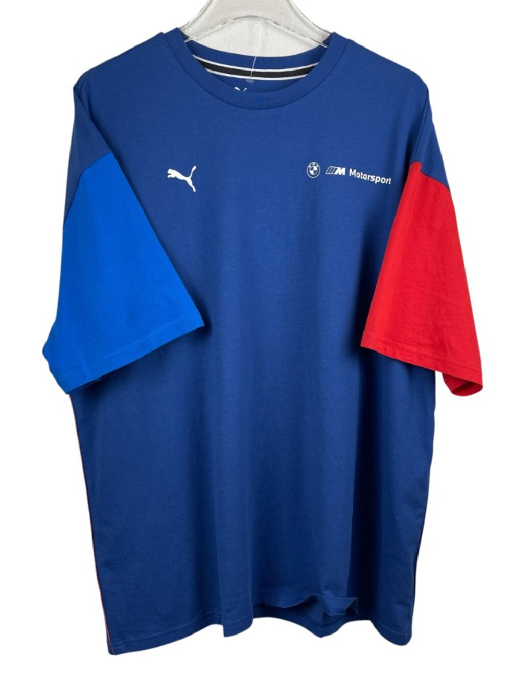 Puma x BMW Motorsport Color Block T-Shirt Men's Size XL NWT